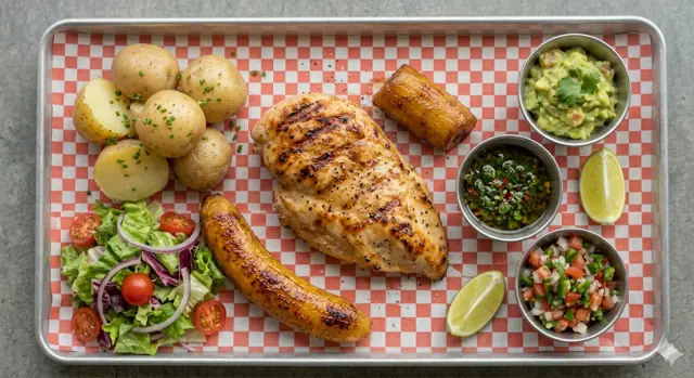 Grilled chicken from Fast Food Terremoto